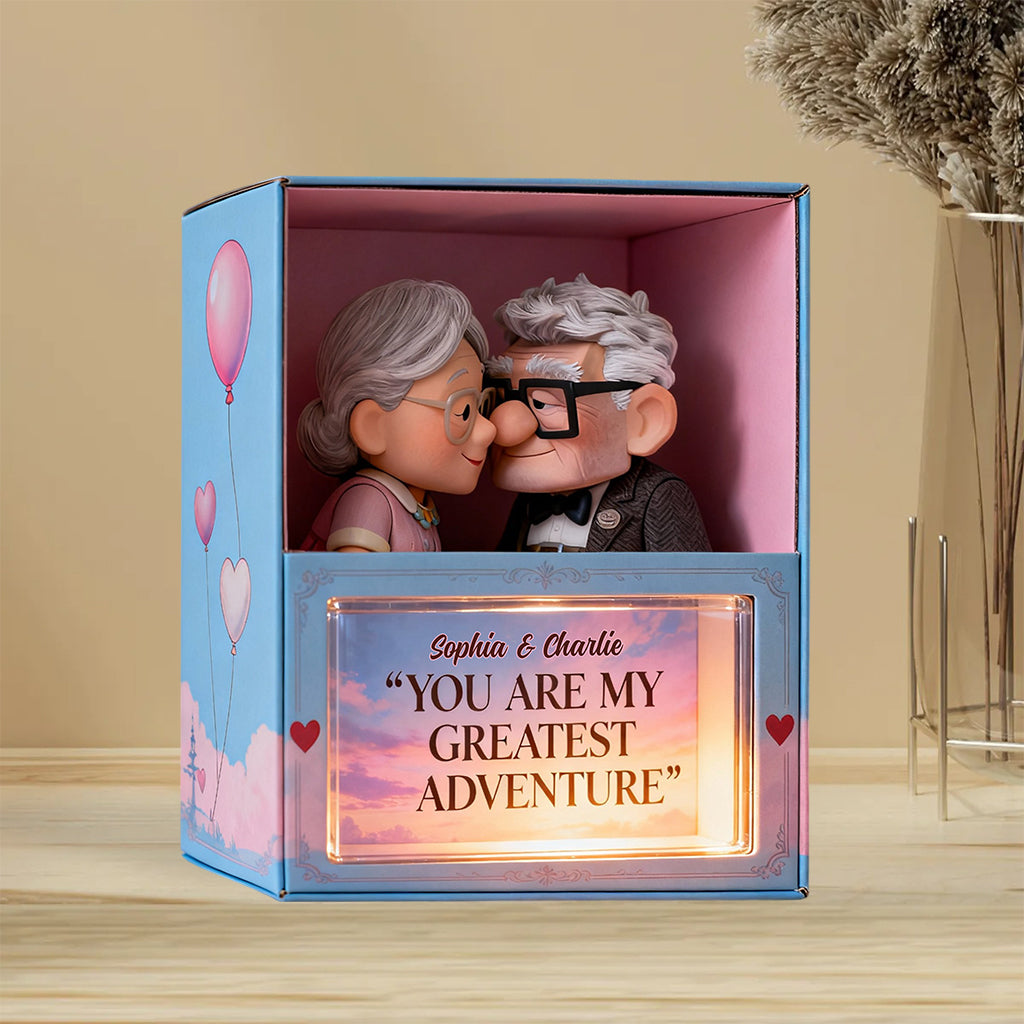 You Are My Greatest Adventure - Personalized Up Movie Couple Custom Shaped Acrylic Plaque