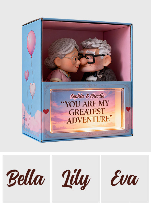 You Are My Greatest Adventure - Personalized Up Movie Couple Custom Shaped Acrylic Plaque