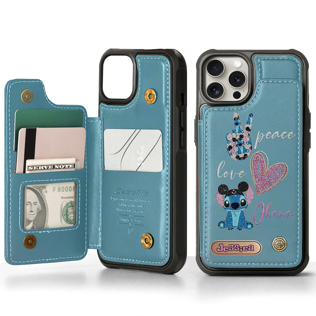 Ohana Means Family - Personalized Ohana Wallet Phone Case