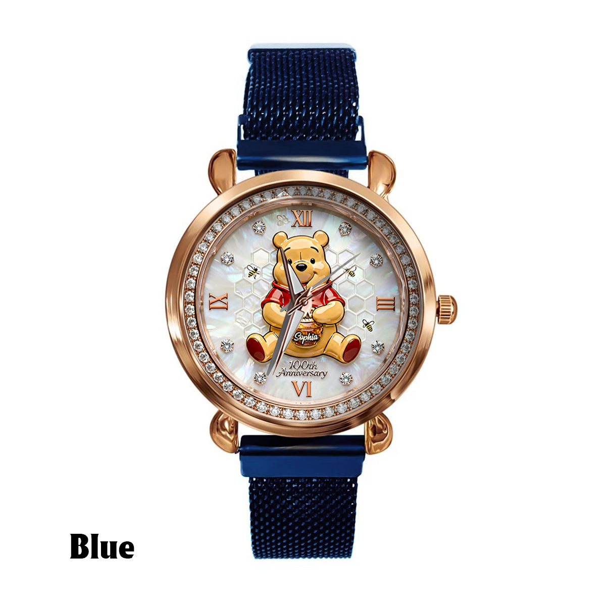 Honey Bear 100th Anniversary - Personalized Yellow Bear Women Hand Watch