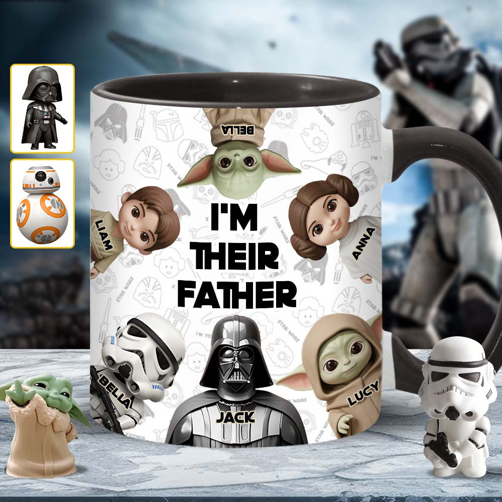 I'm Their Father - Personalized The Force Accent Mug