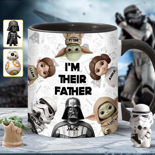 I'm Their Father - Personalized The Force Accent Mug
