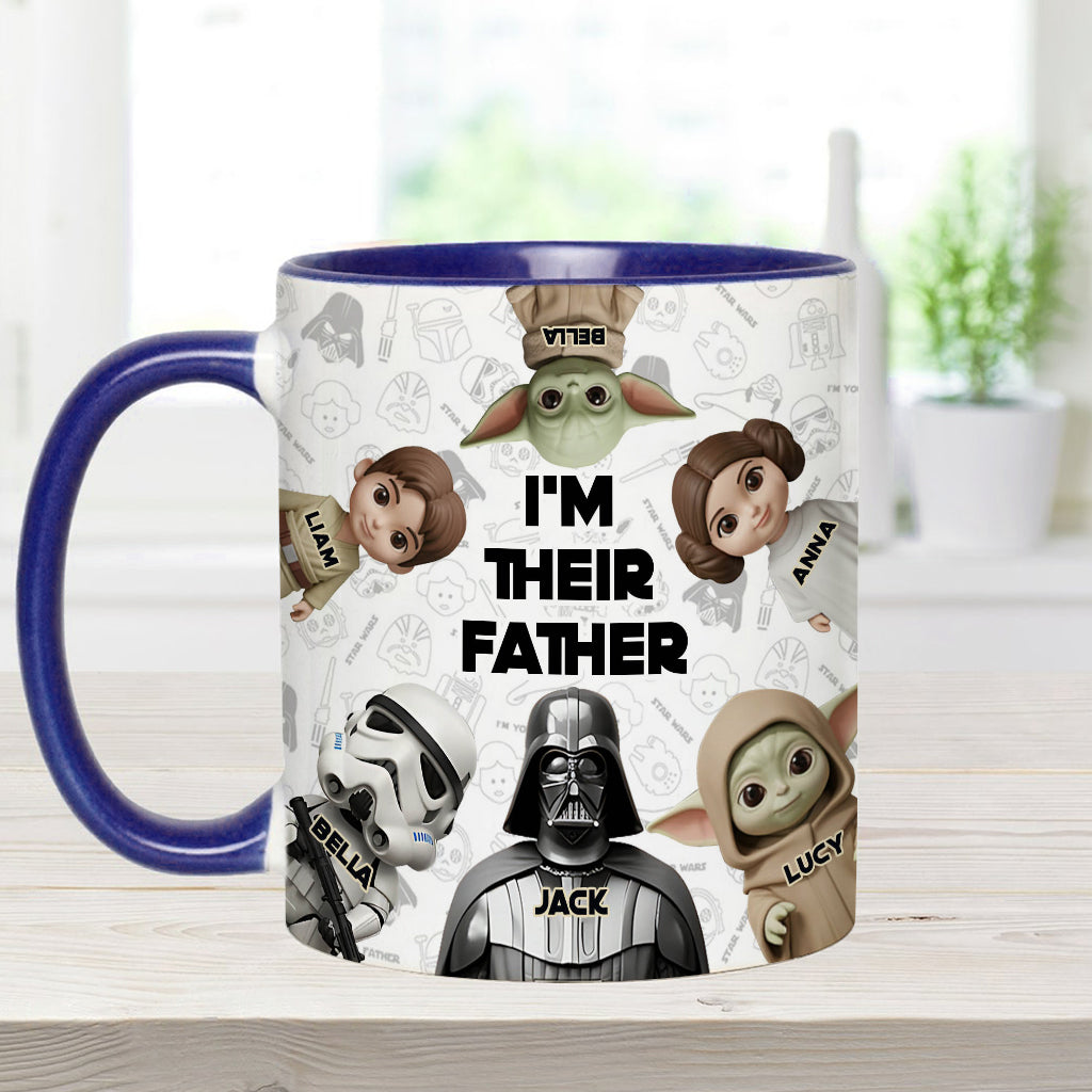 I'm Their Father - Personalized The Force Accent Mug