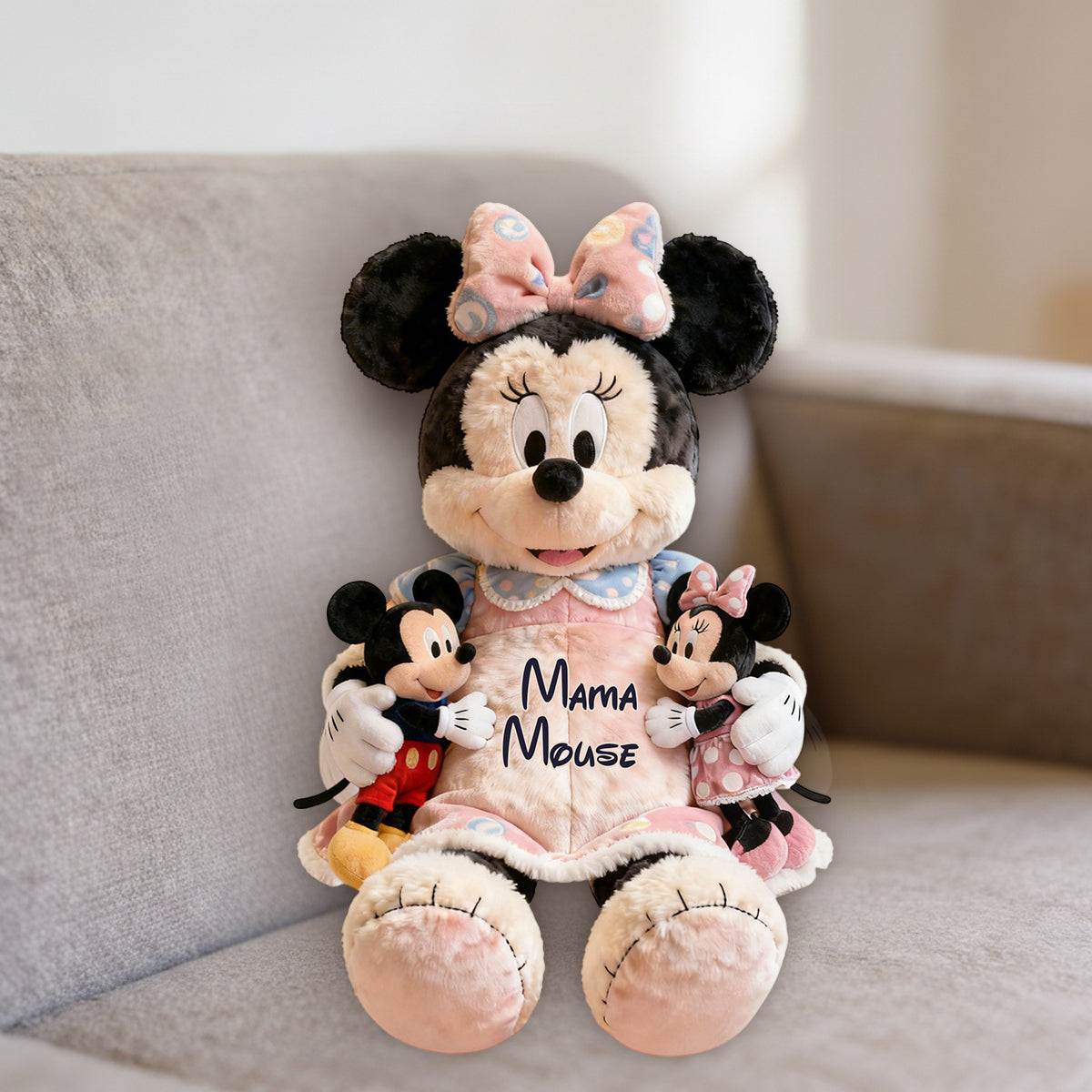 Magic Mouse - Personalized Mouse Premium Faux Fur Pillow