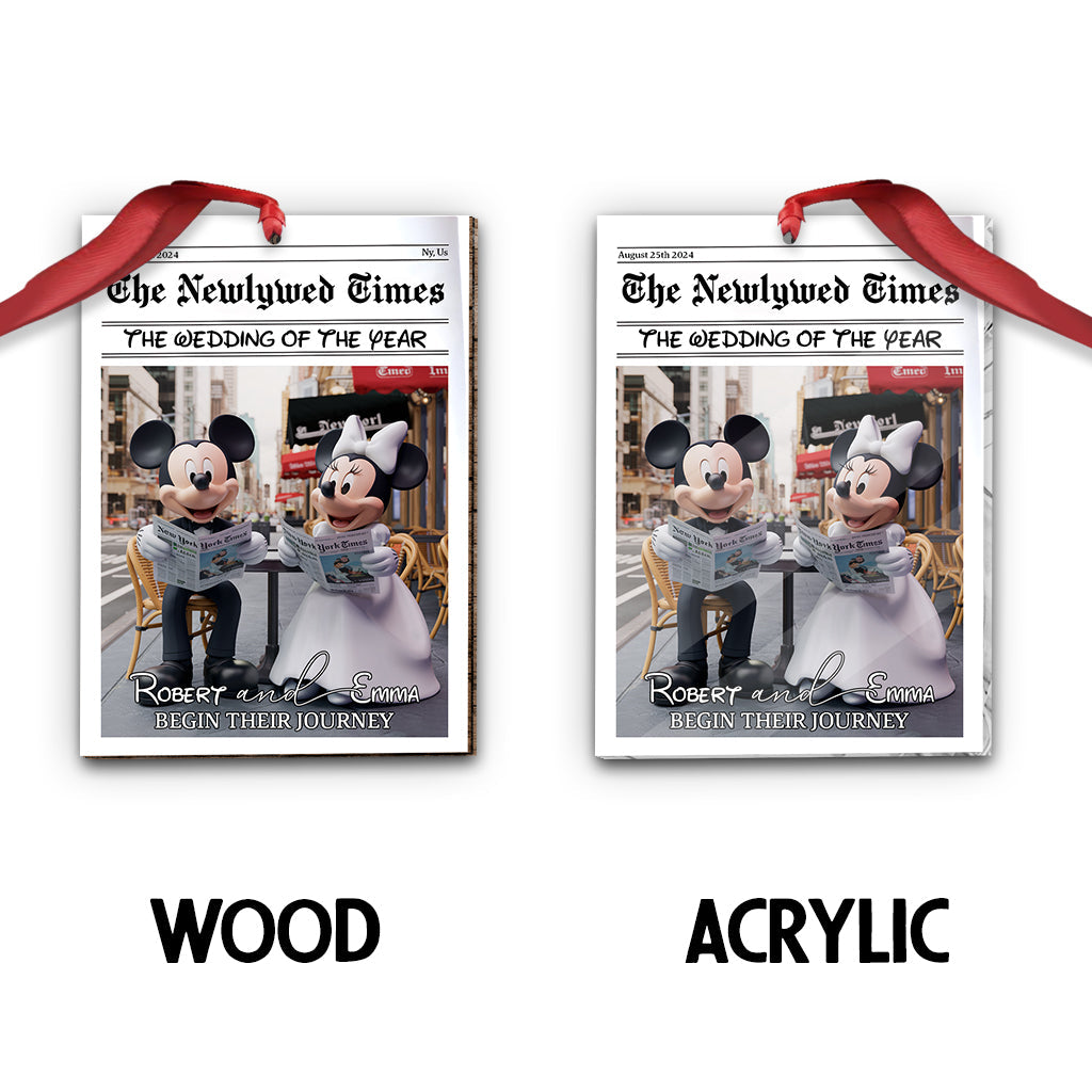The Wedding Of The Year - Personalized Mouse Ornament