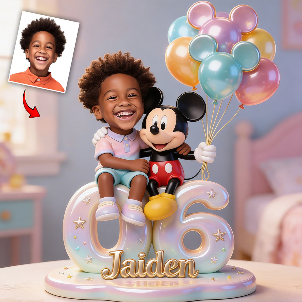 Any Photo Perfect Birthday Gift - Personalized Mouse Custom Shaped Acrylic Plaque
