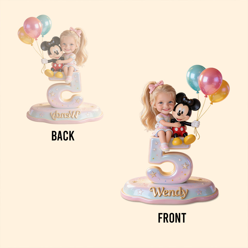 Any Photo Perfect Birthday Gift - Personalized Mouse Custom Shaped Acrylic Plaque