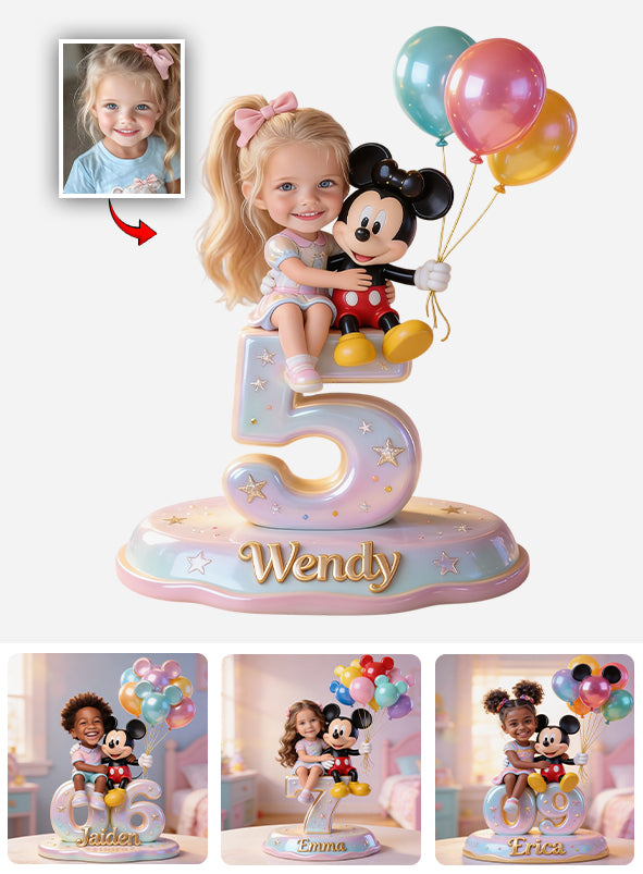 Any Photo Perfect Birthday Gift - Personalized Mouse Custom Shaped Acrylic Plaque