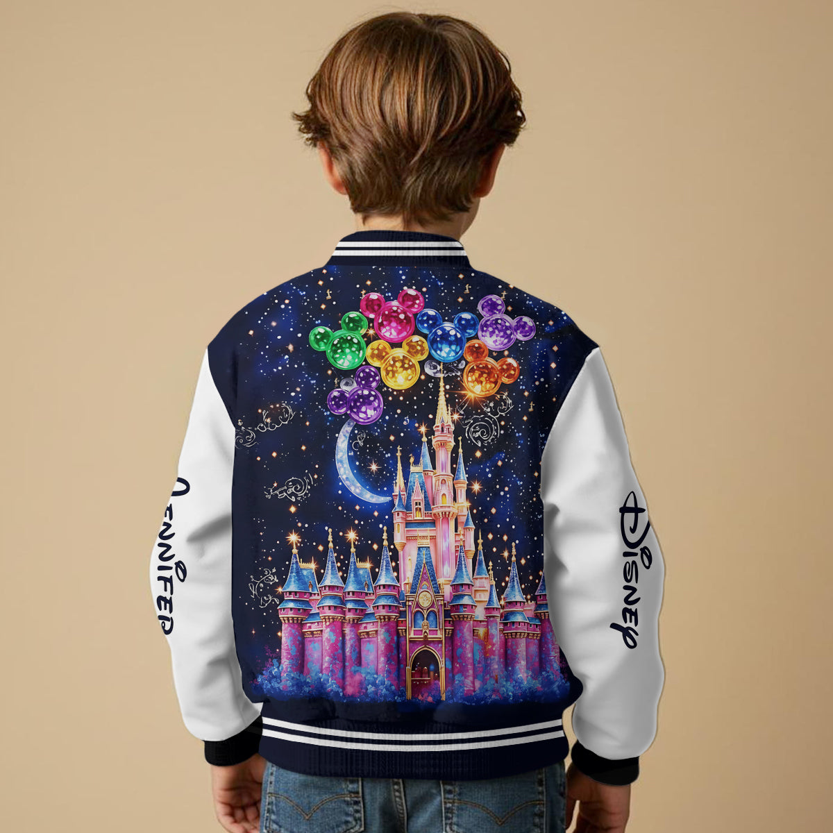 The Magical Castle - Personalized Mouse Varsity Jacket