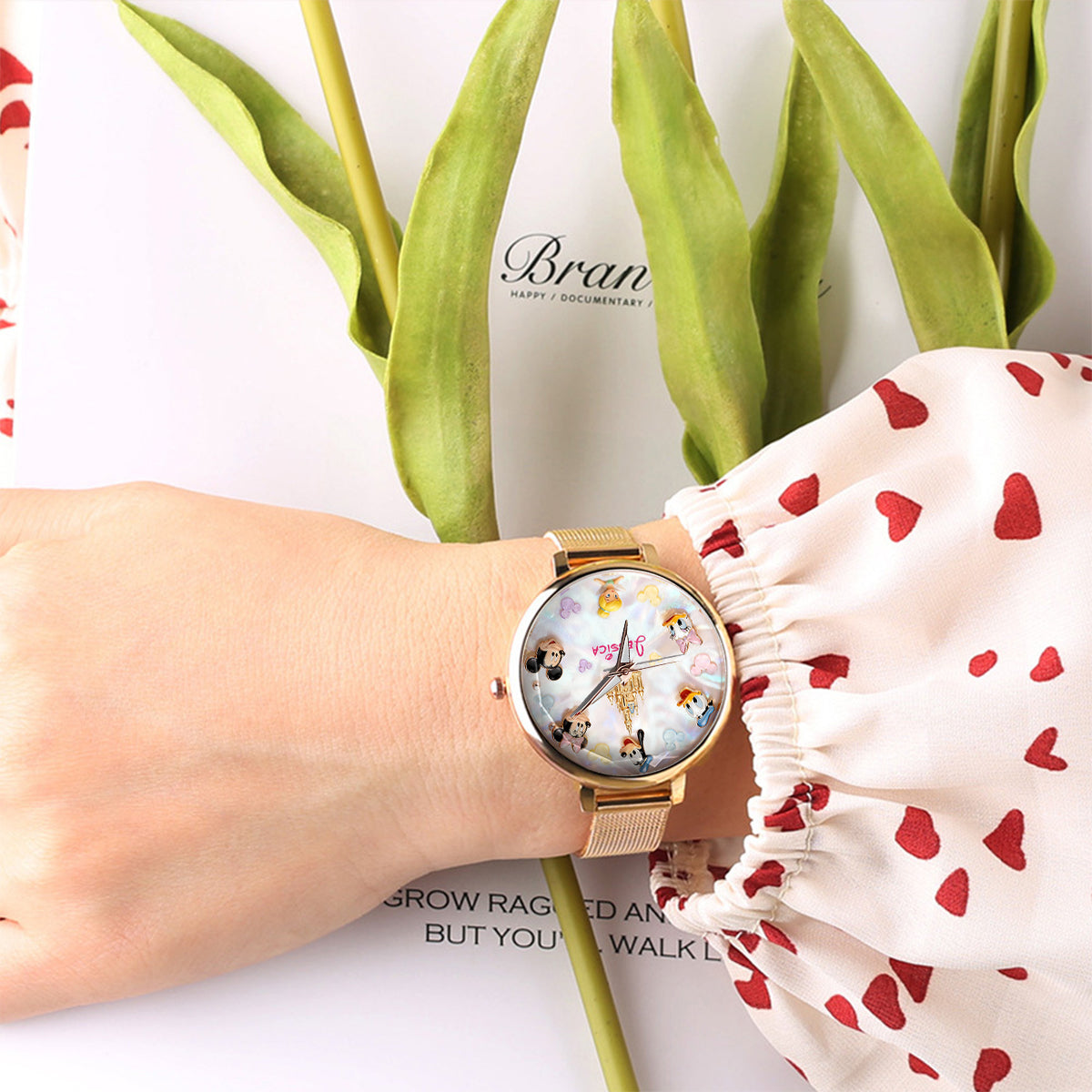 Magic Friends - Personalized Mouse Women Hand Watch