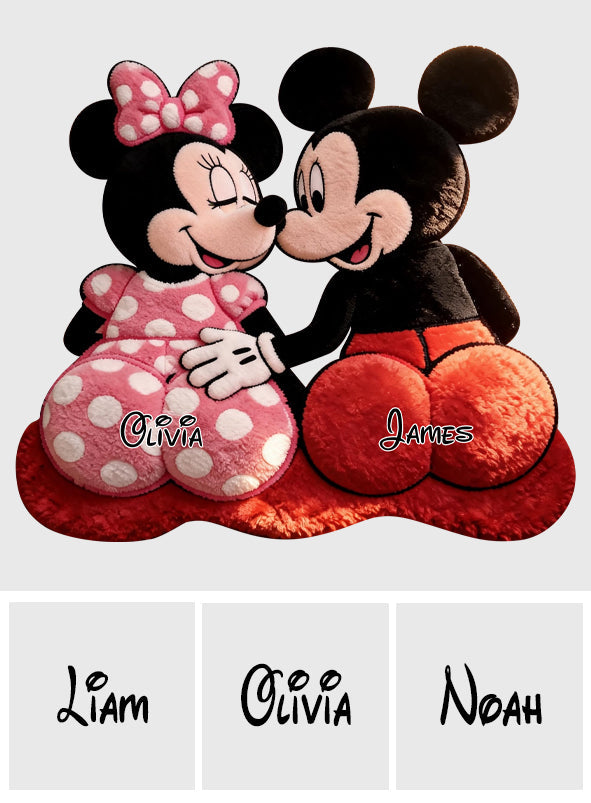 Magical Cartoon Mouse - Personalized Mouse Shaped Doormat/ Rug