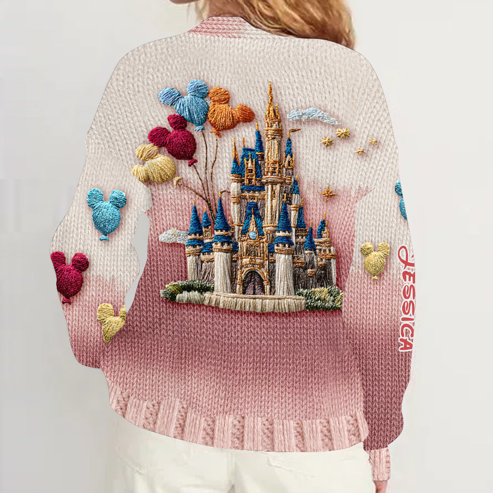 The Magic Castle - Personalized Mouse Cardigan Sweater