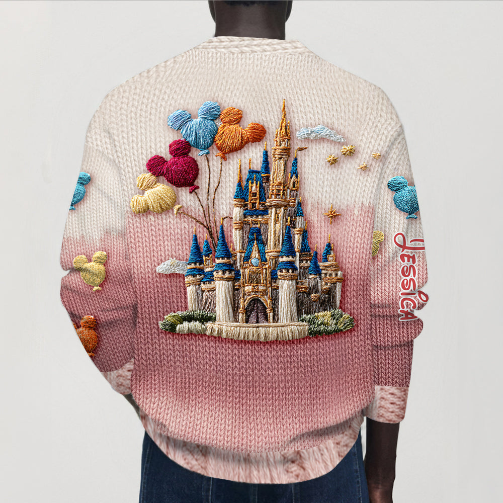 The Magic Castle - Personalized Mouse Cardigan Sweater