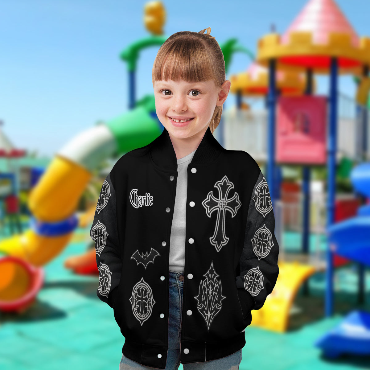 Love You To Death - Personalized Couple Varsity Jacket
