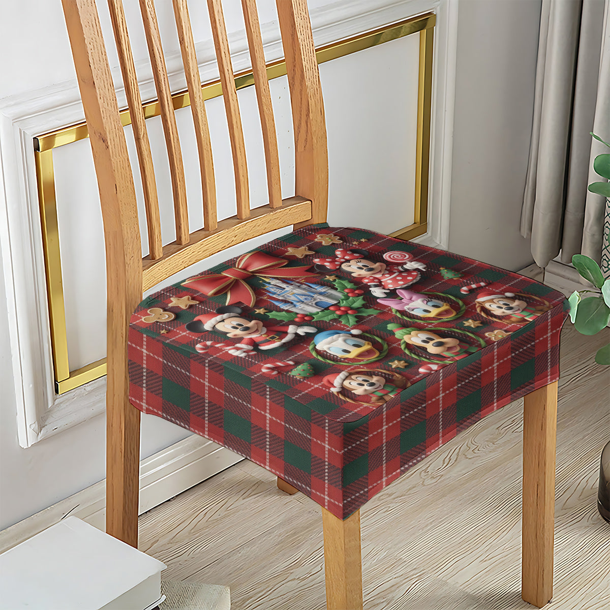 Merry Christmas - Personalized Mouse Chair Cover Set