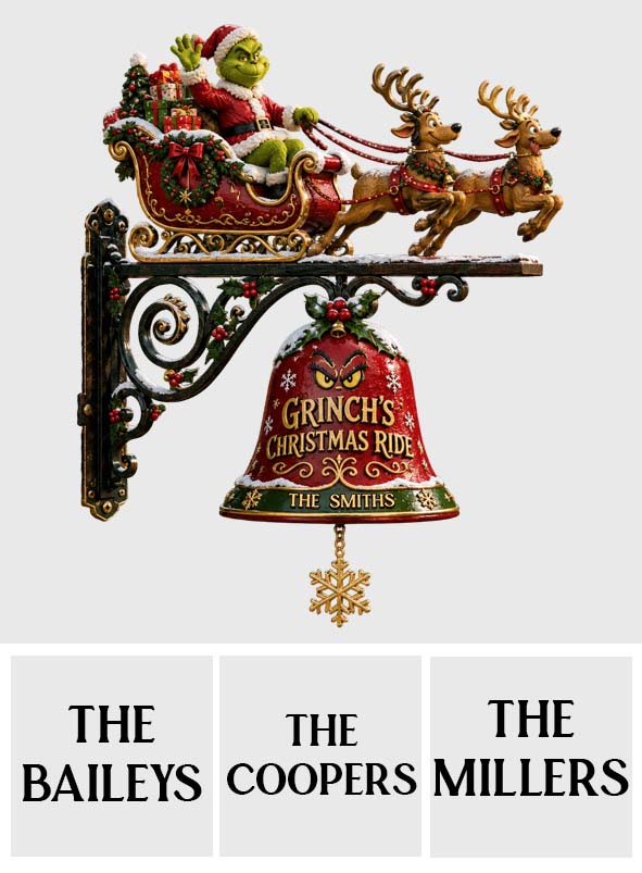 Merry Christmas - Personalized Stole Christmas Wooden Wall Mount Sign