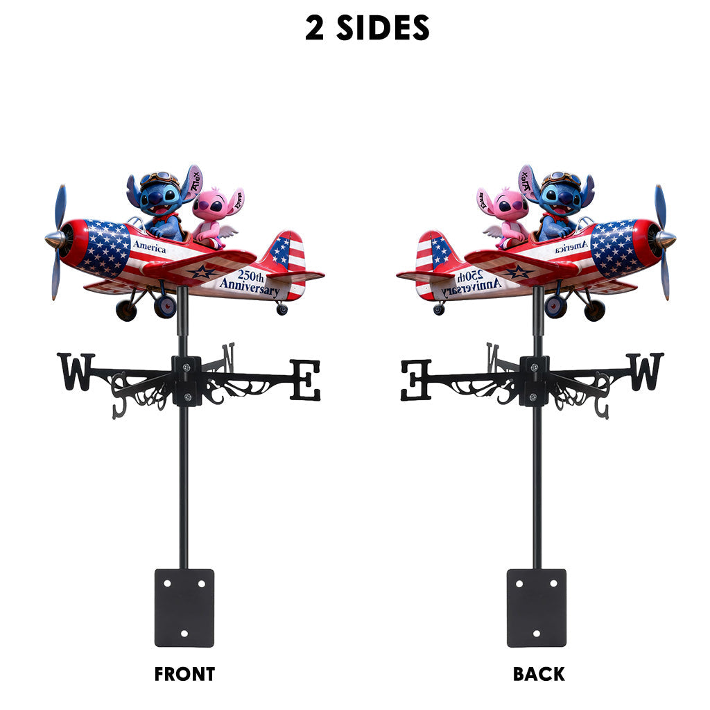 Happy Couple - Personalized Ohana Weather Vane