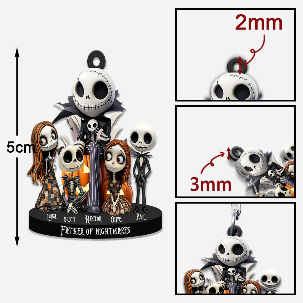 Father Of Nightmares - Personalized Nightmare Keychain