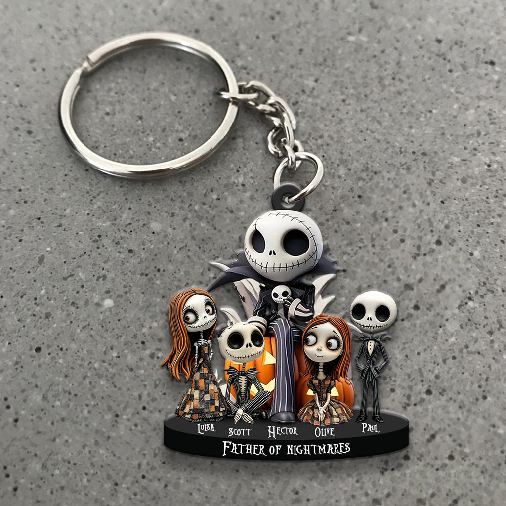 Father Of Nightmares - Personalized Nightmare Keychain