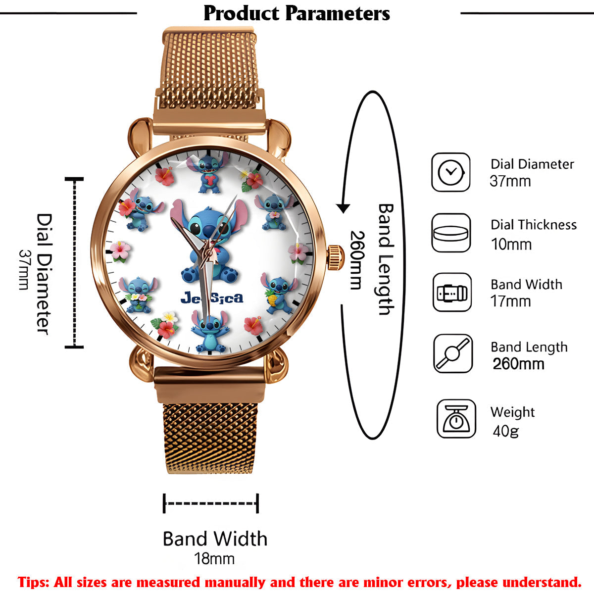 Ohana Means Family - Personalized Ohana Women Hand Watch