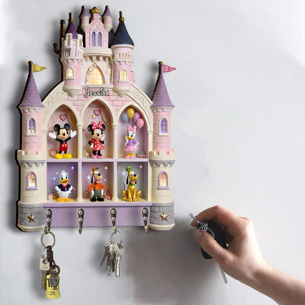 Friends - Personalized Mouse Custom Shaped Hanging Rack