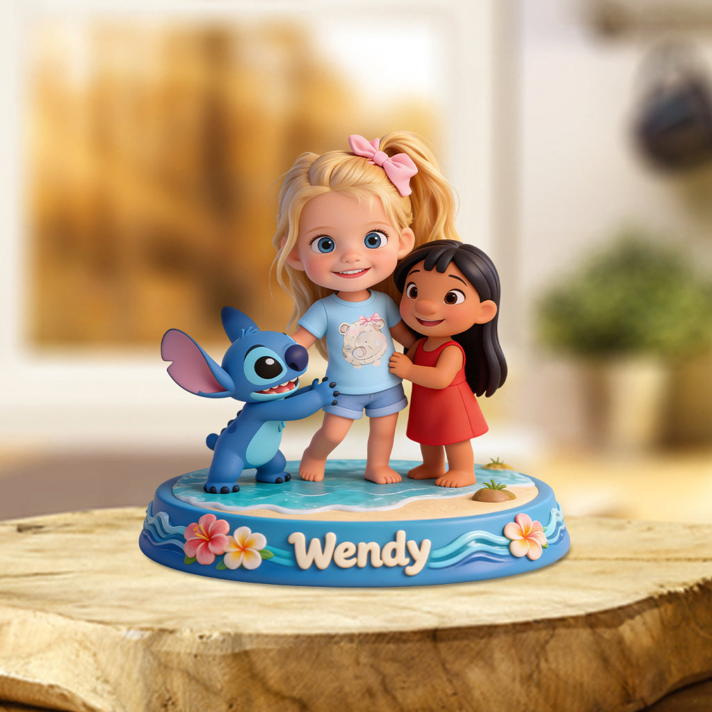 Custom Any Photo Friends - Personalized Ohana Custom Shaped Acrylic Plaque