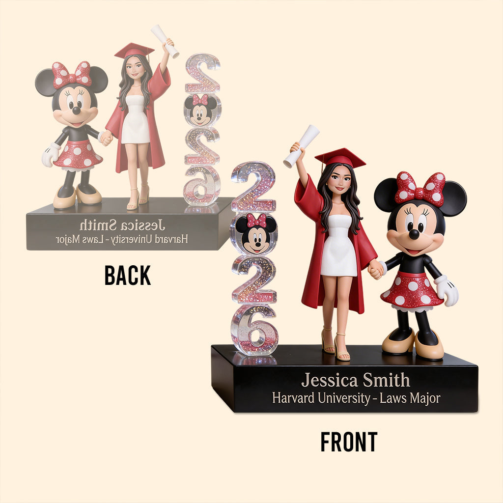I Did It With You - Personalized Graduation Custom Shaped Acrylic Plaque