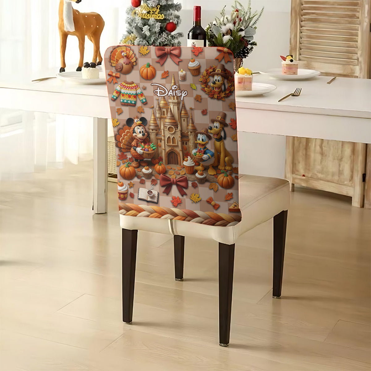 Tis The Season - Personalized Mouse Chair Cover Set