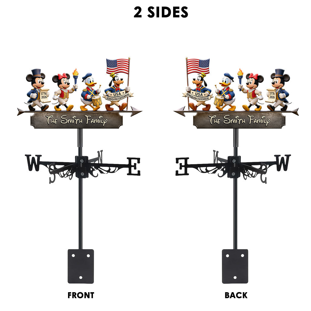 250th Anniversary - Personalized Mouse Weather Vane