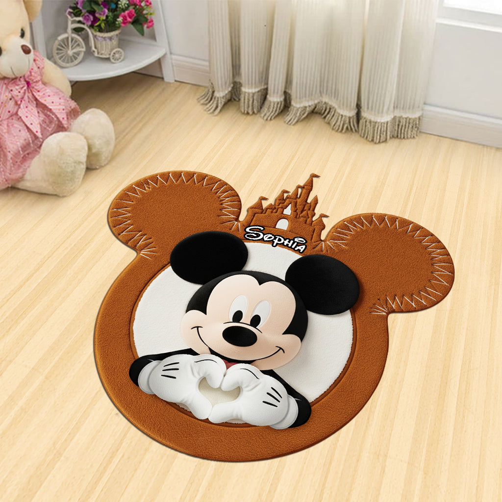Magical Moments - Personalized Mouse Shaped Doormat/ Rug