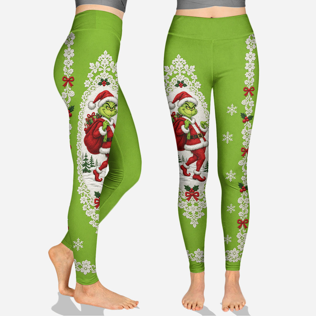 Merry Christmas - Personalized Stole Christmas Hoodie and Leggings