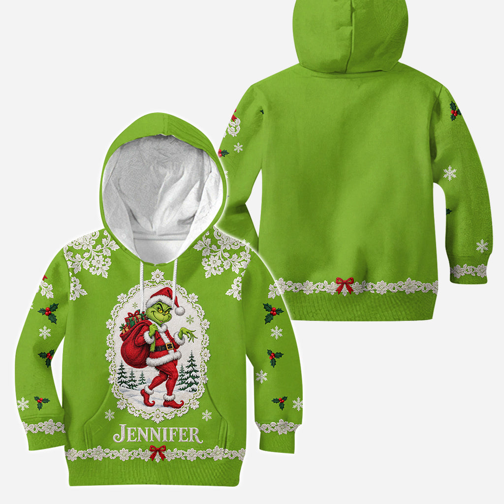 Merry Christmas - Personalized Stole Christmas Hoodie and Leggings