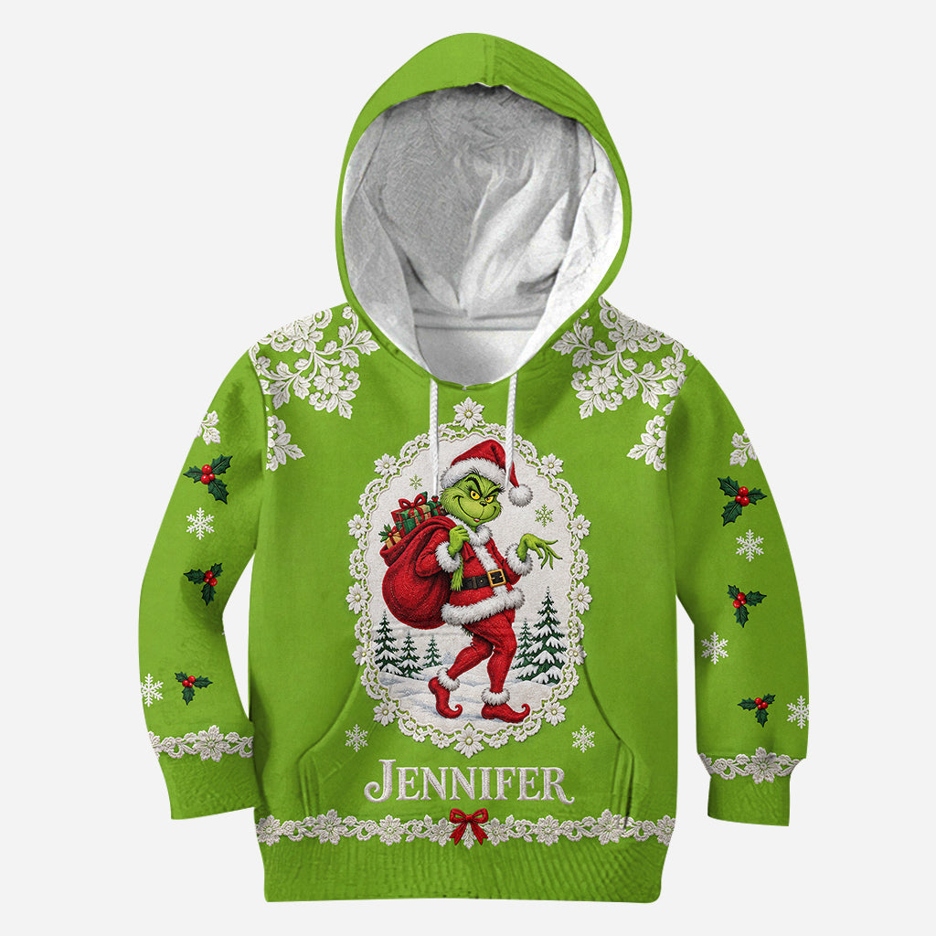 Merry Christmas - Personalized Stole Christmas Hoodie and Leggings