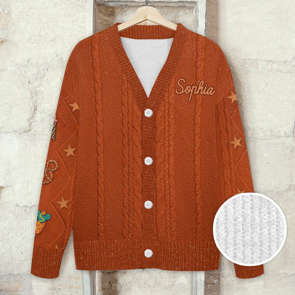 Life Of A Park Girl - Personalized Mouse Cardigan Sweater