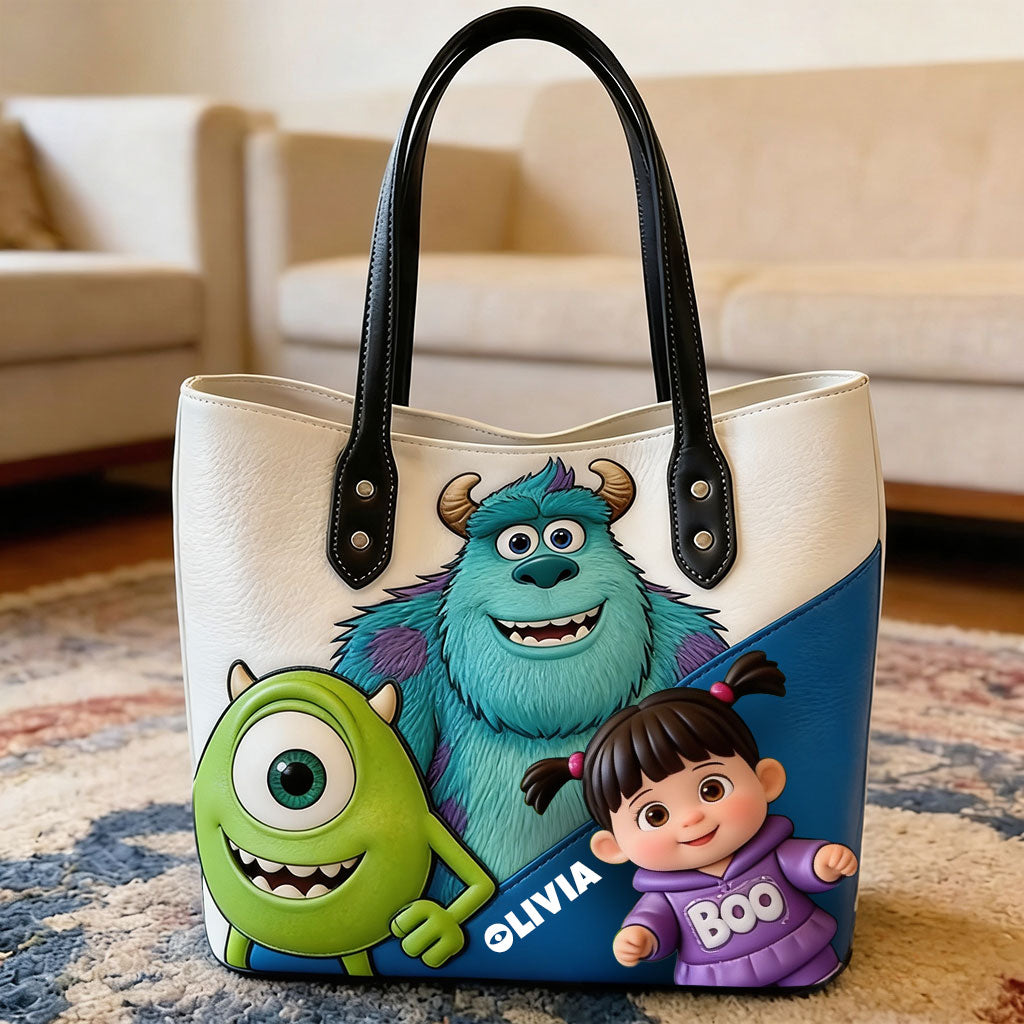Cute Monsters - Personalized Imp Lover Tote Bag