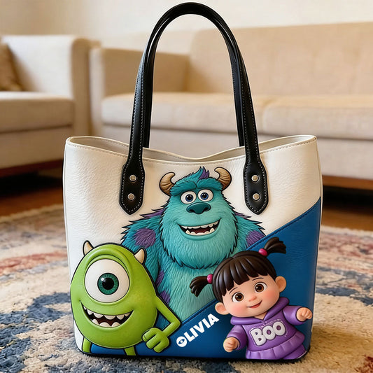 Cute Monsters - Personalized Imp Lover Tote Bag