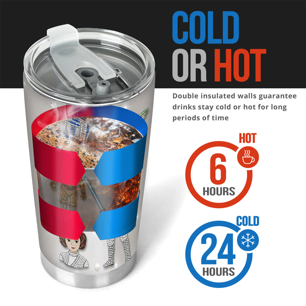 The Galaxy - Personalized The Force Tumbler