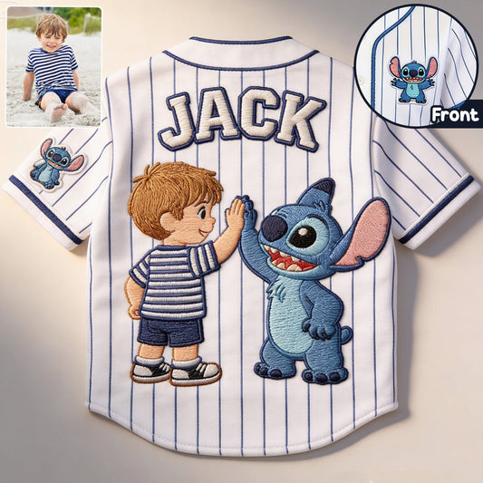 Ohana Vibe - Personalized Ohana Baseball Jersey