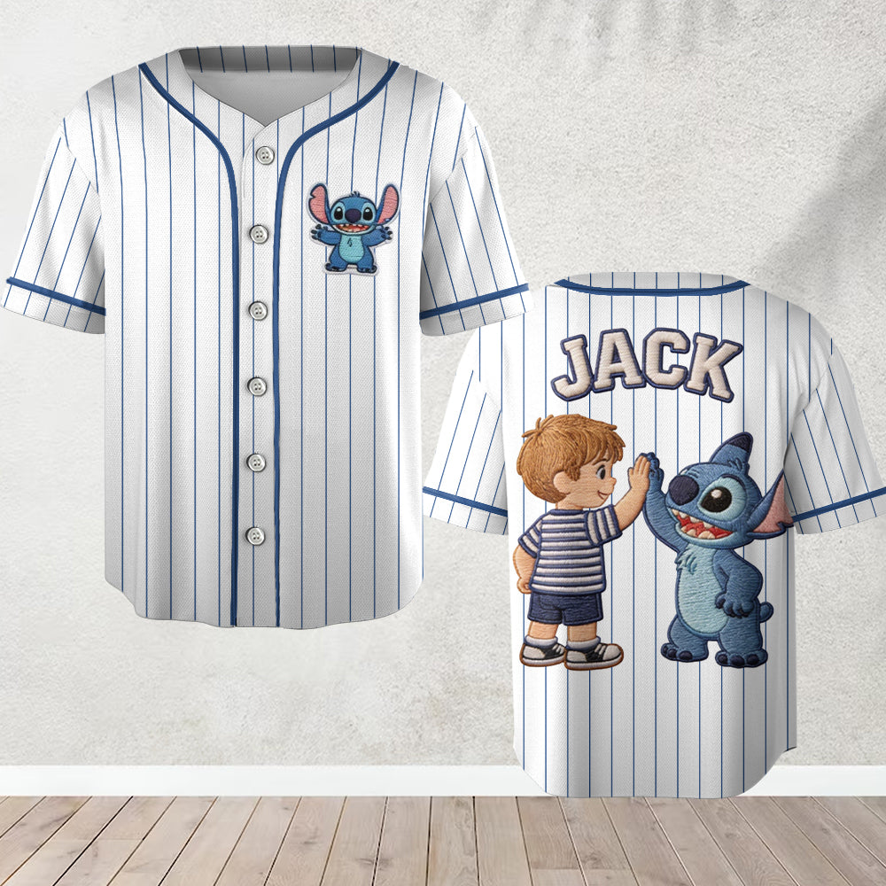 Ohana Vibe - Personalized Ohana Baseball Jersey