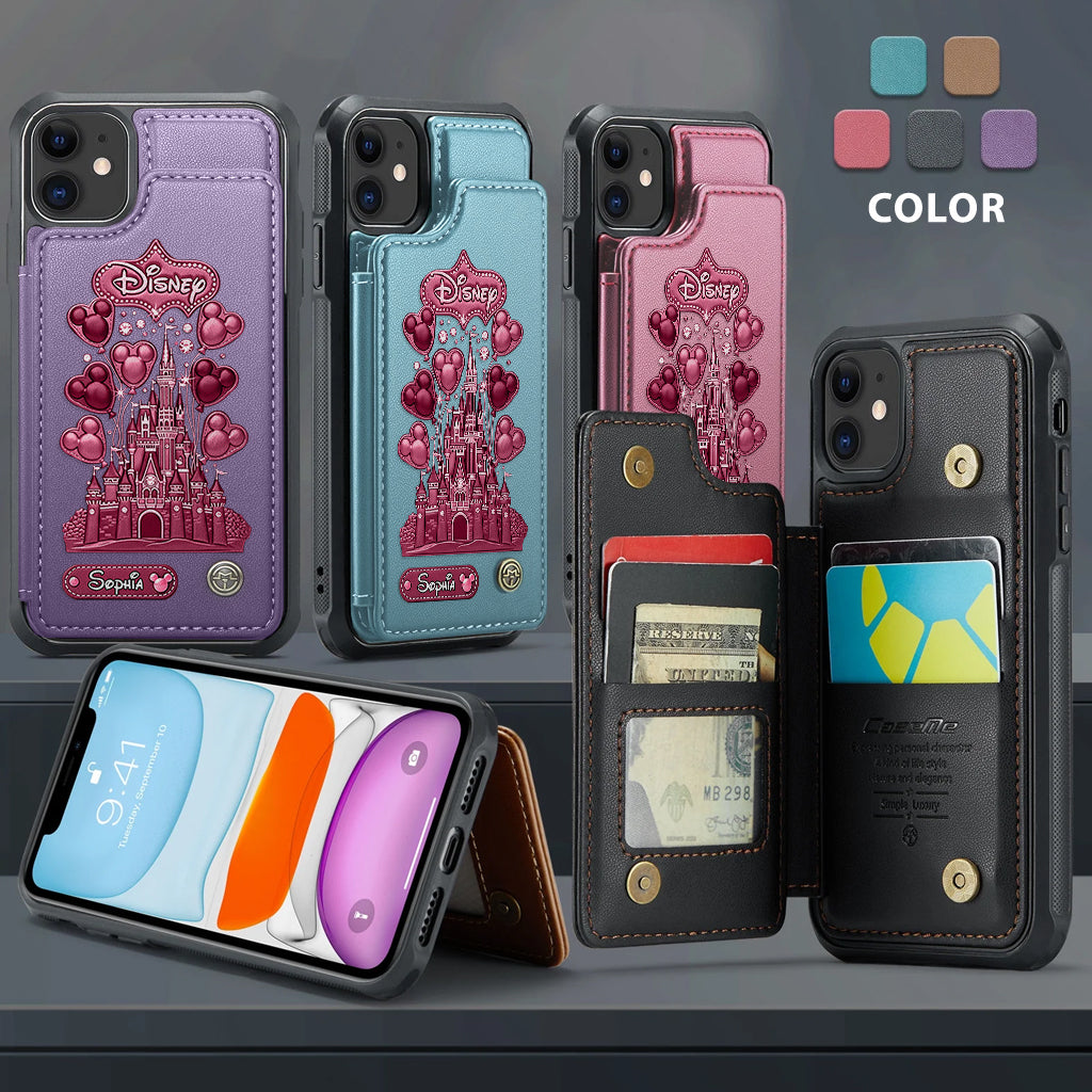 Magical World - Personalized Mouse Wallet Phone Case