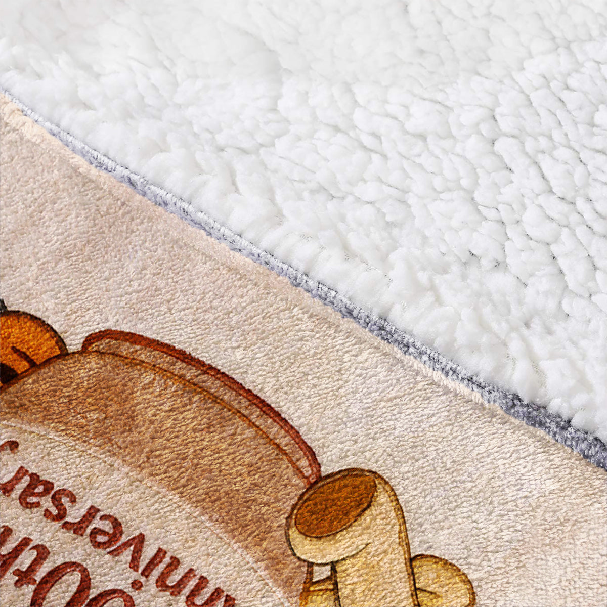 Honey Bear 100th Anniversary - Personalized Mouse Blanket Hoodie