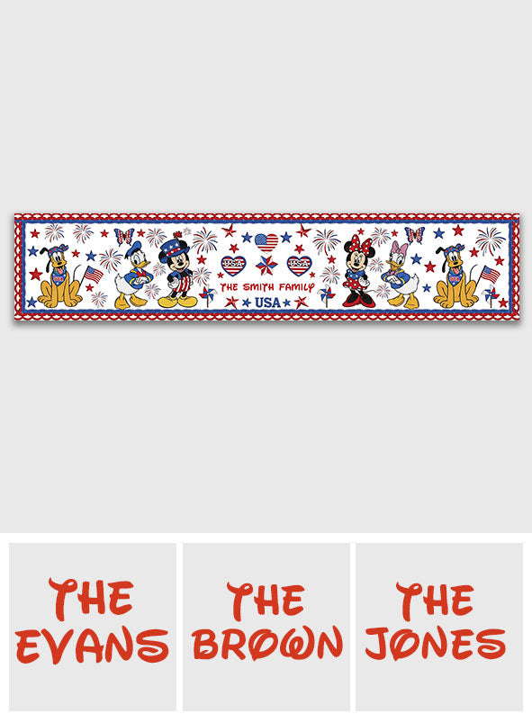 Magical Day - Personalized Mouse Table Runner