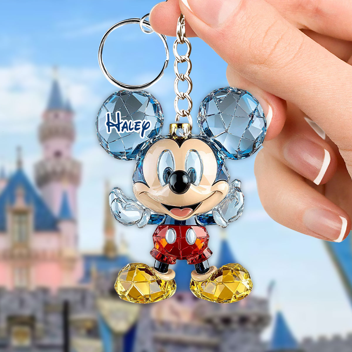 Cute Mouse Ears - Personalized Mouse Keychain