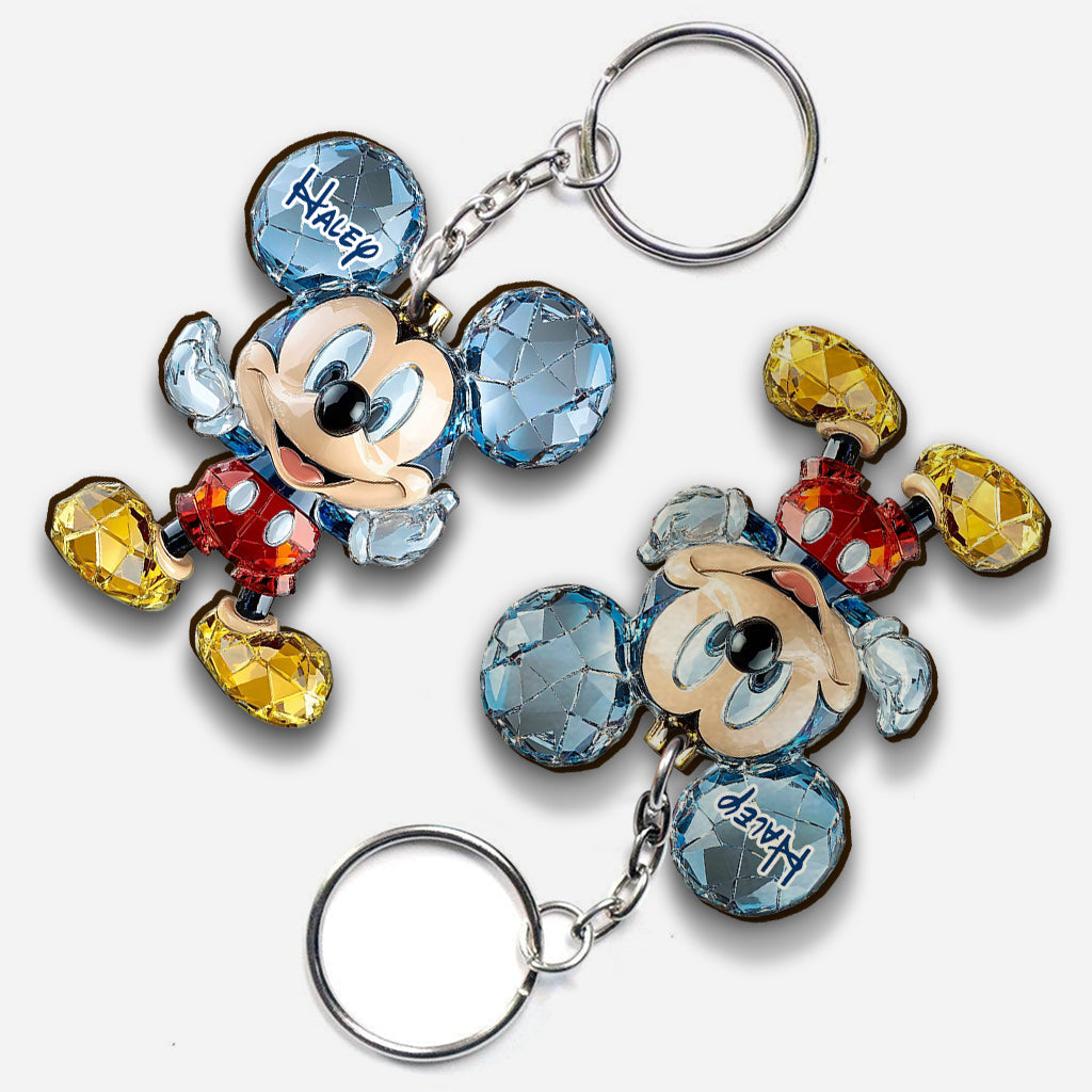 Cute Mouse Ears - Personalized Mouse Keychain
