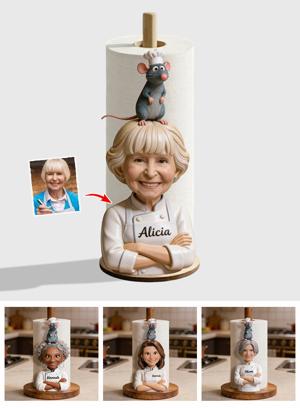 Love Cooking - Personalized Cooking Paper Towel Stand