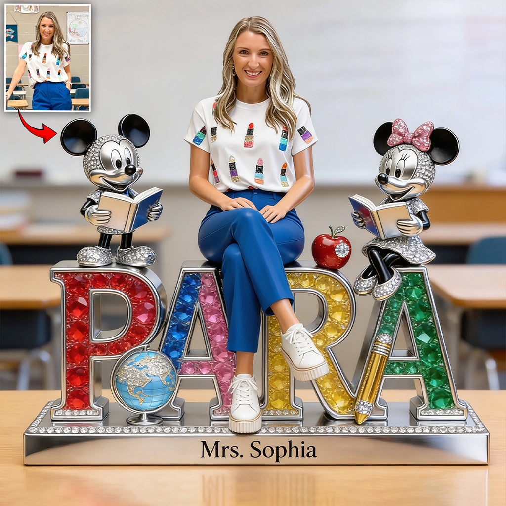Custom Any Photo - Personalized Teacher Custom Shaped Acrylic Plaque
