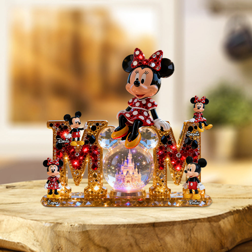 Magical Mom - Personalized Mouse Custom Shaped Acrylic Plaque