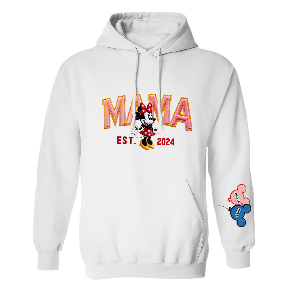 Magic Mom - Personalized Mouse Embroidered Hoodie