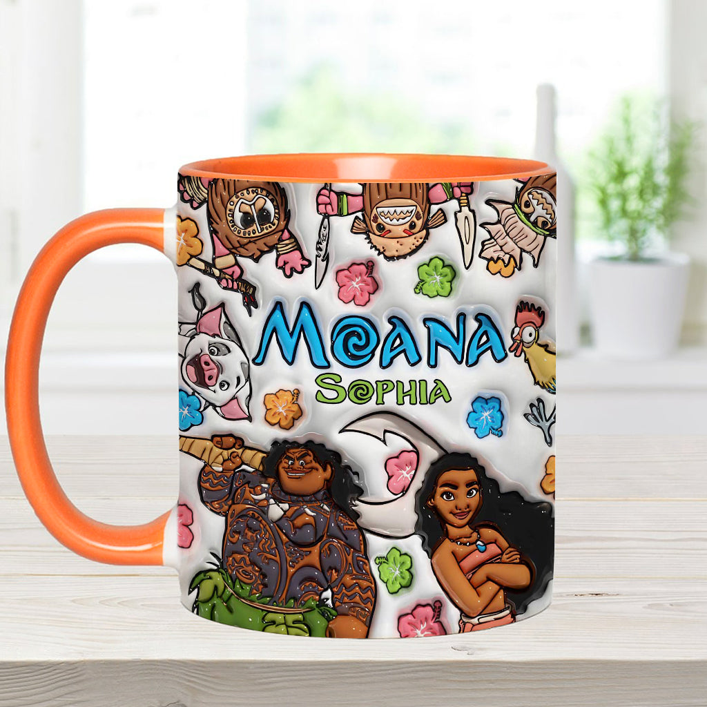 Sea Blossom - Personalized Mouse Accent Mug