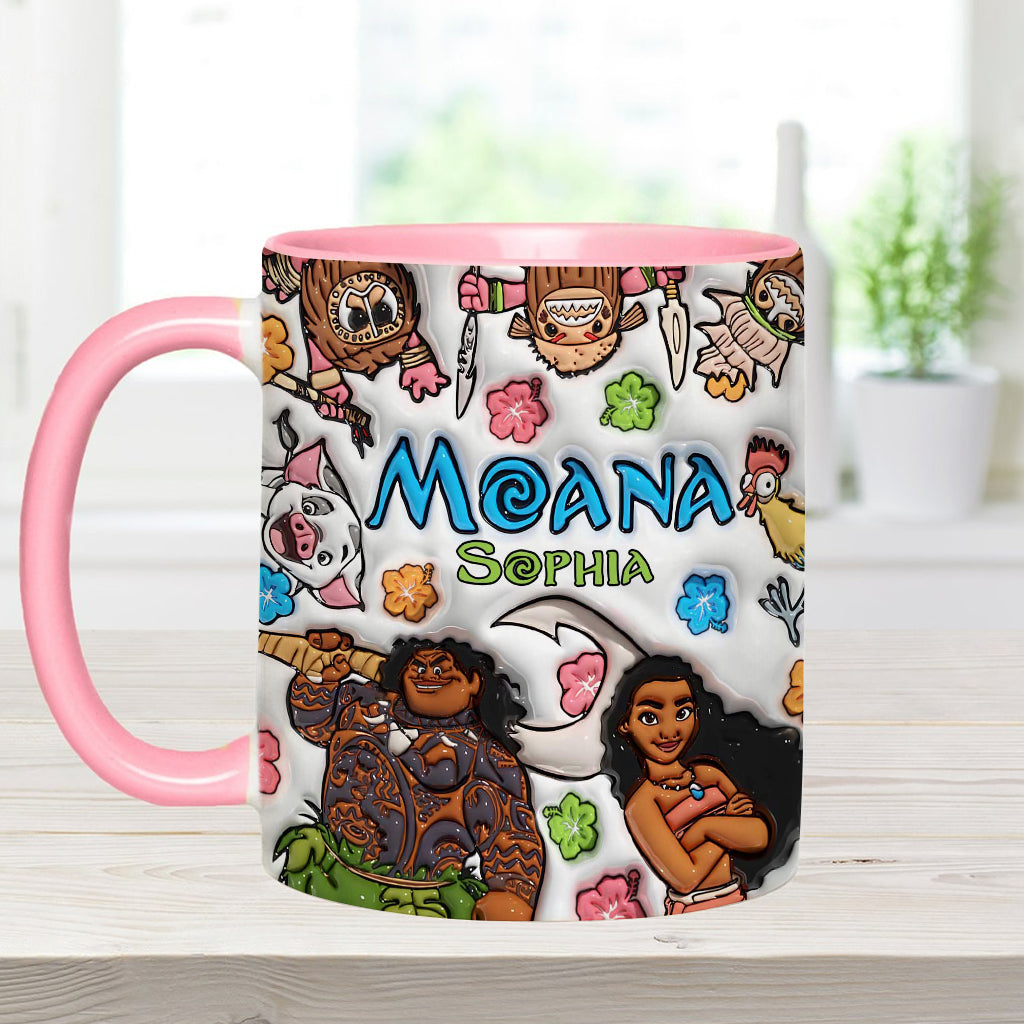 Sea Blossom - Personalized Mouse Accent Mug
